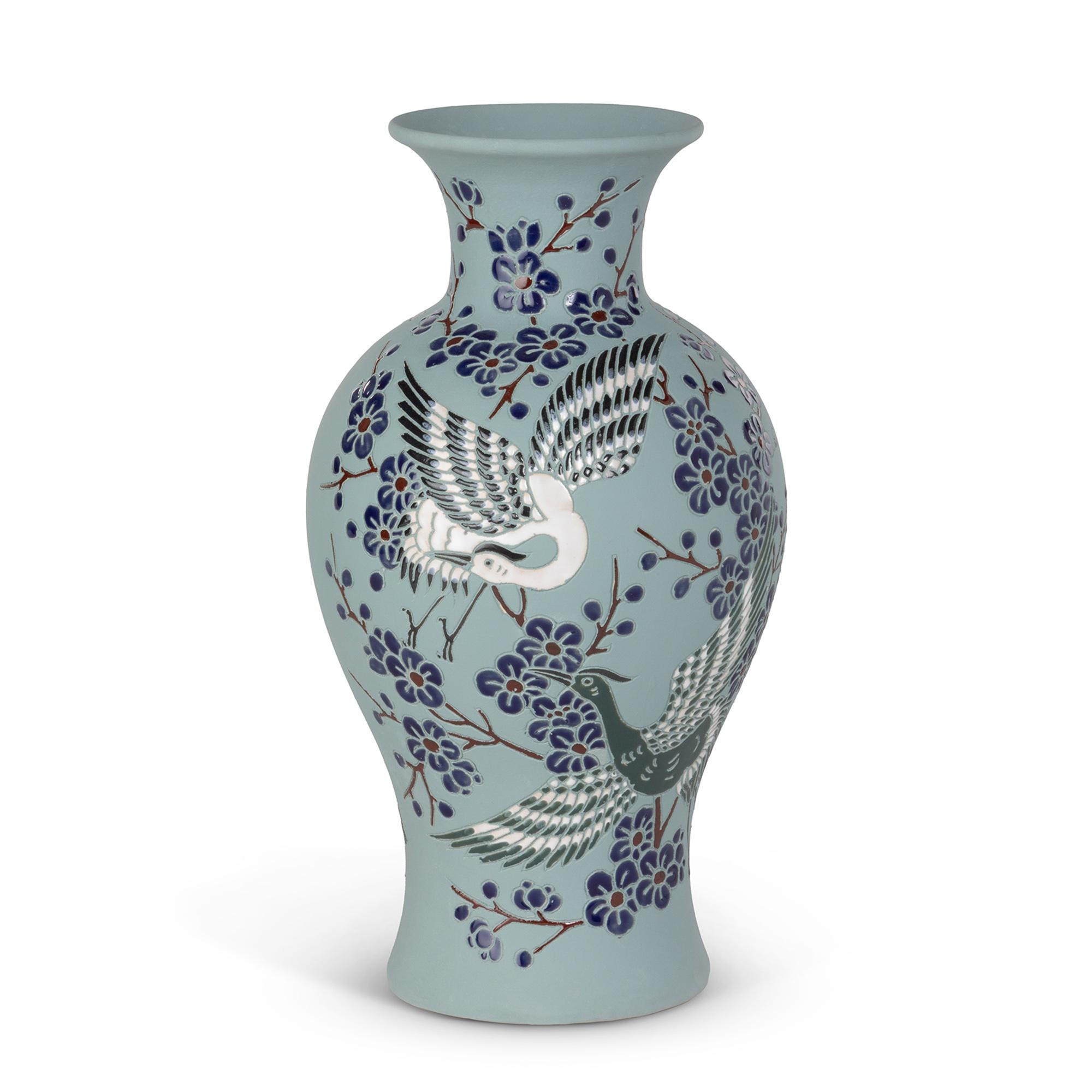 Dynasty Vase, Soft Blue