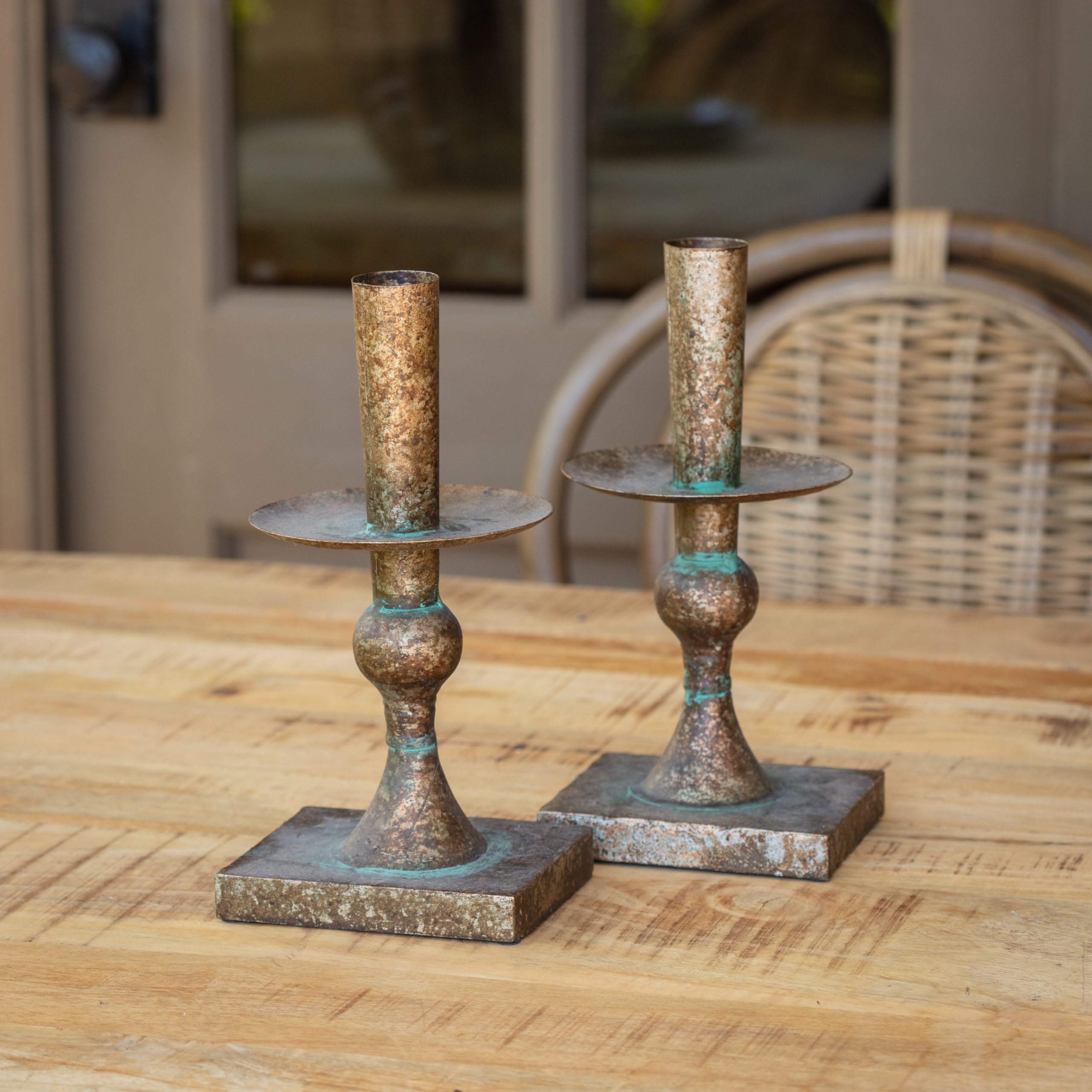 Norwood Candlesticks, Set of 2